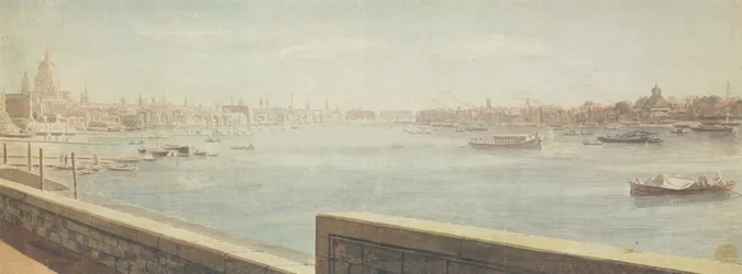 Ansicht der Themse, London